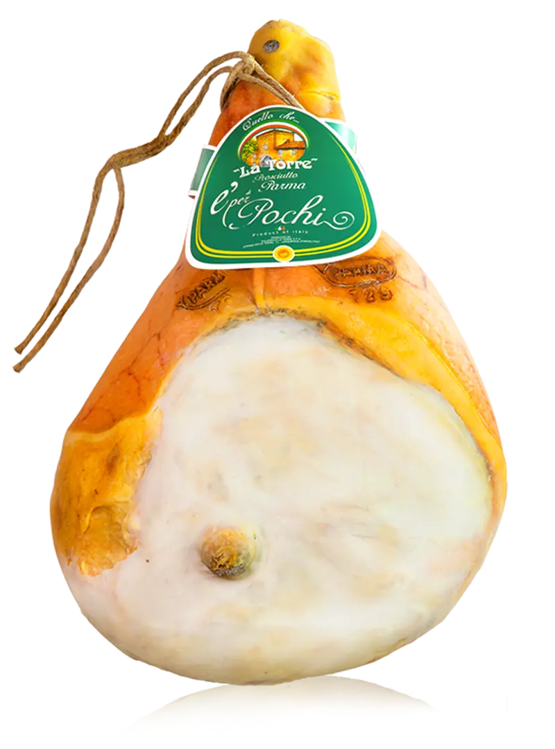 Parmaschinken mit Knochen 18 Monate Salumificio La Torre
