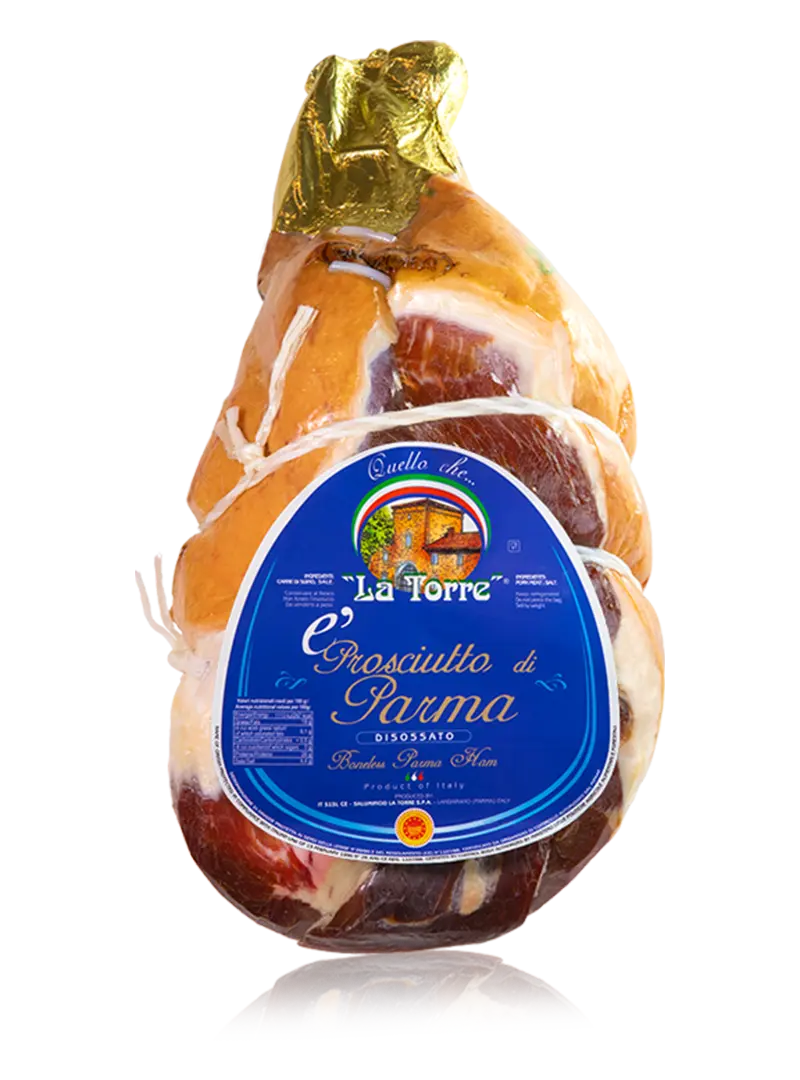 Prosciutto di Parma disossato addobbo 16 mesi Salumificio La Torre