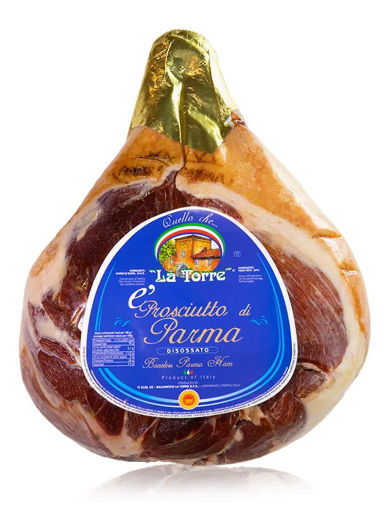 Prosciutto di Parma disossato piatto 16 mesi Salumificio La Torre