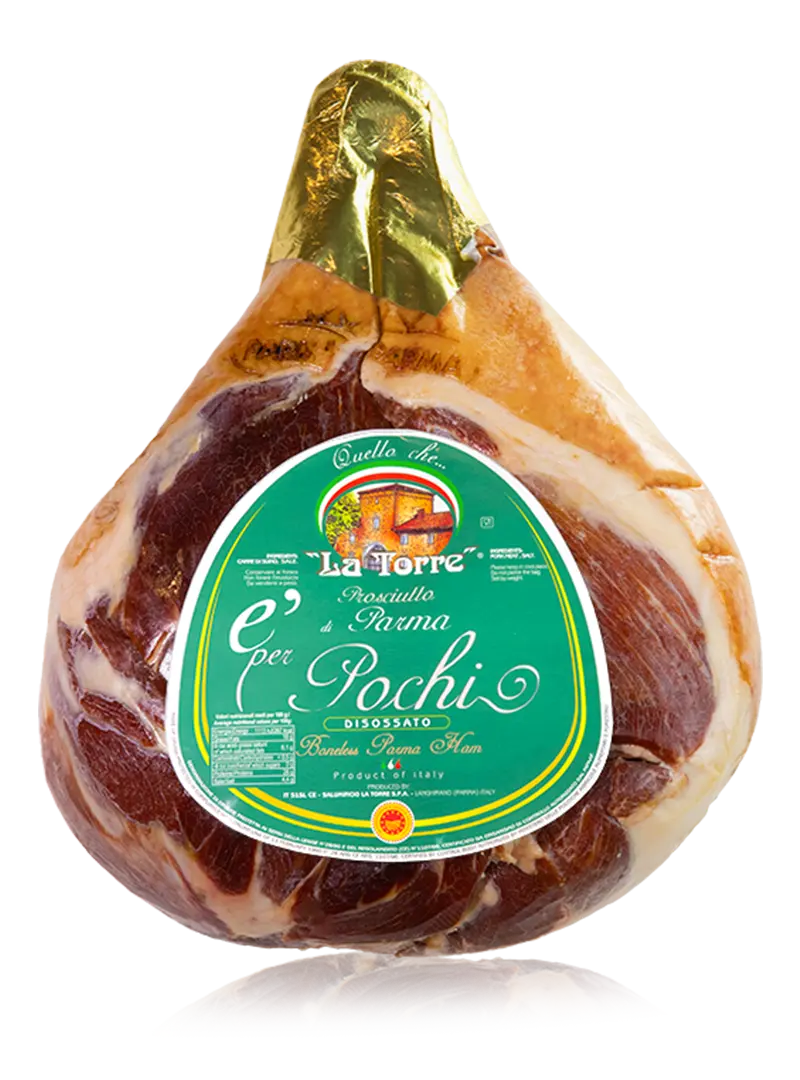 Entbeinter flacher Parmaschinken 18 Monate Salumificio La Torre