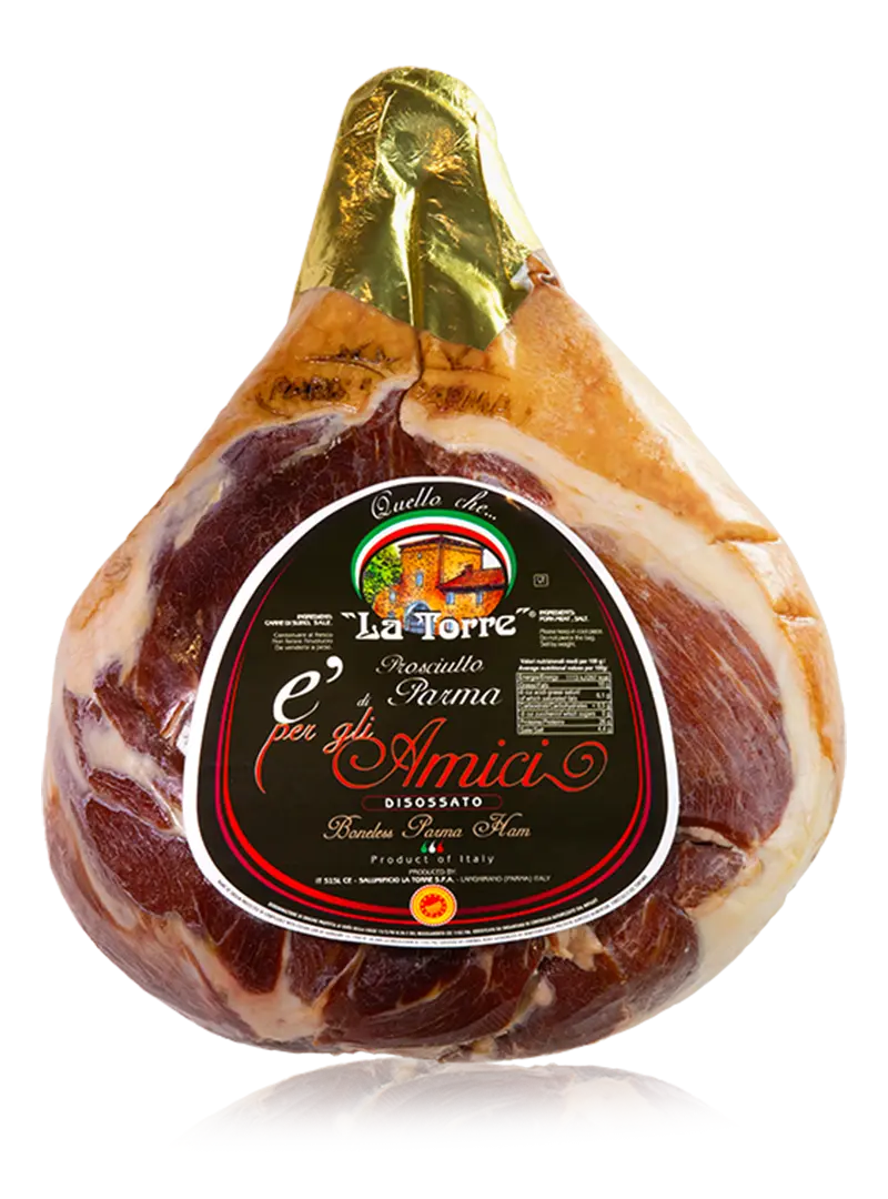 Entbeinter flacher Parmaschinken 24+ Monate Salumificio La Torre
